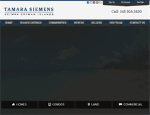 Tablet Screenshot of homesincayman.com